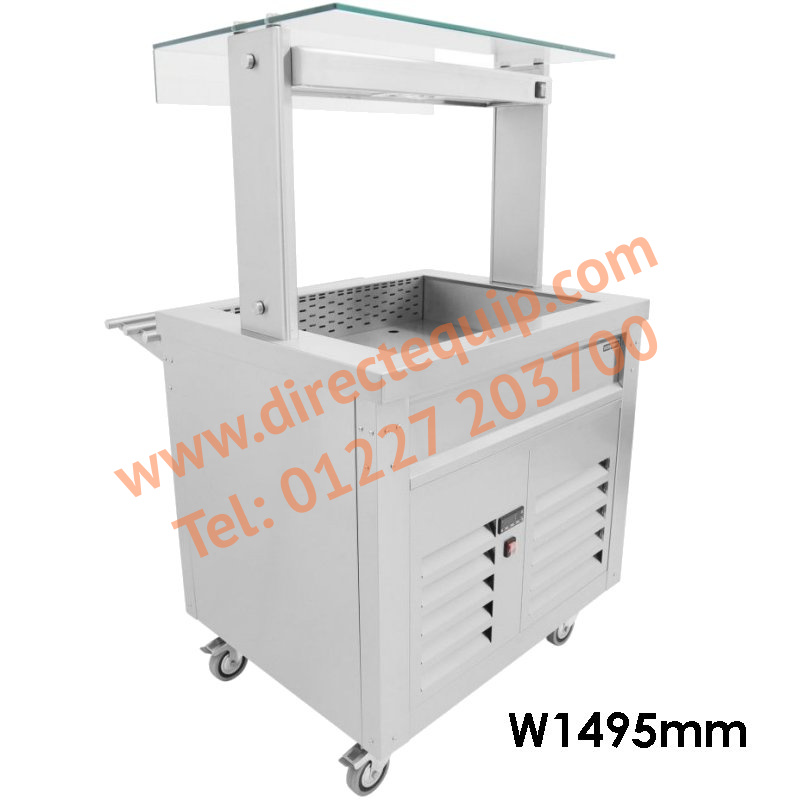 Parry Flexi-Serve Ambient Cupboard with Refrigerated Well FS-RW4